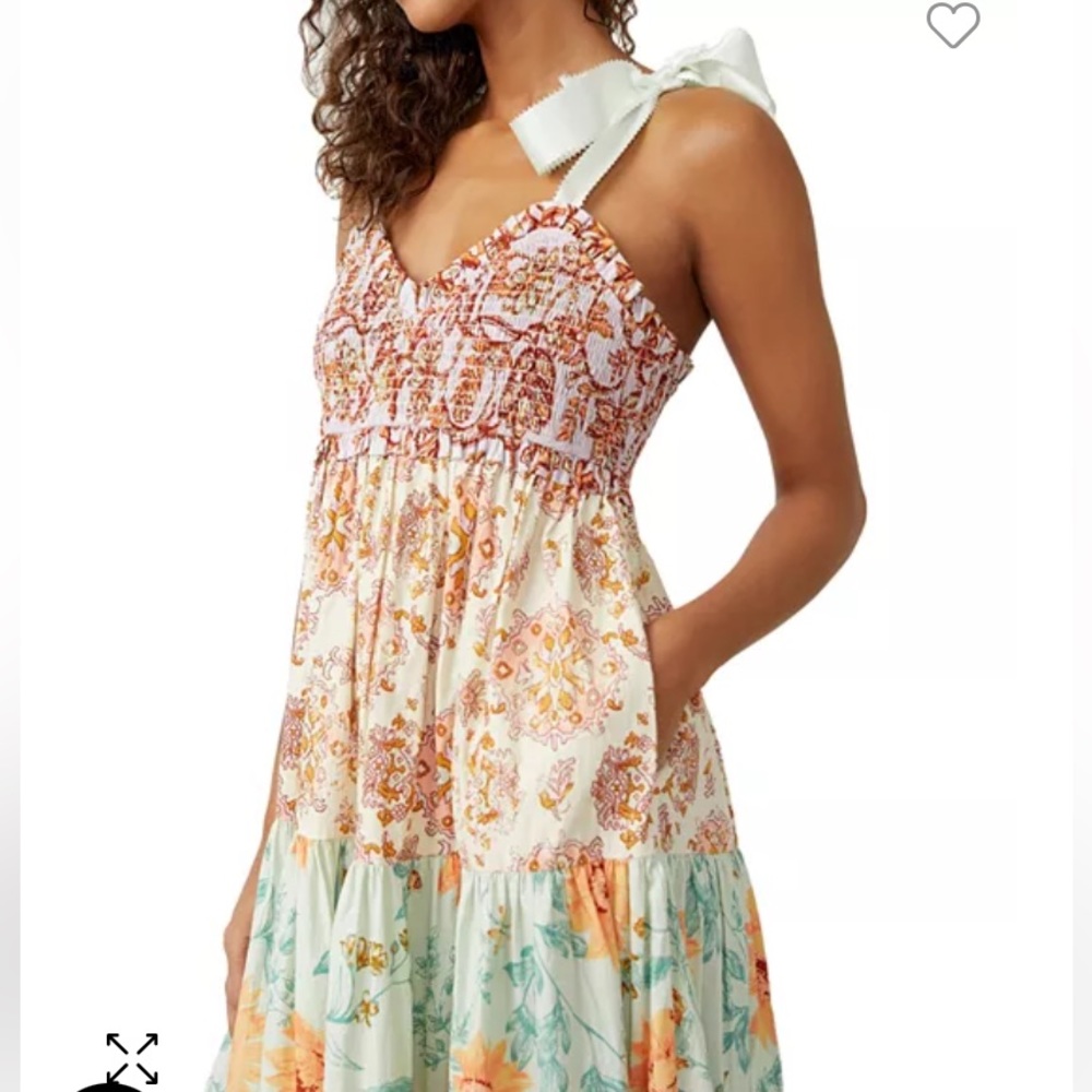 Free People Bluebell Cotton Tiered Maxi Dress